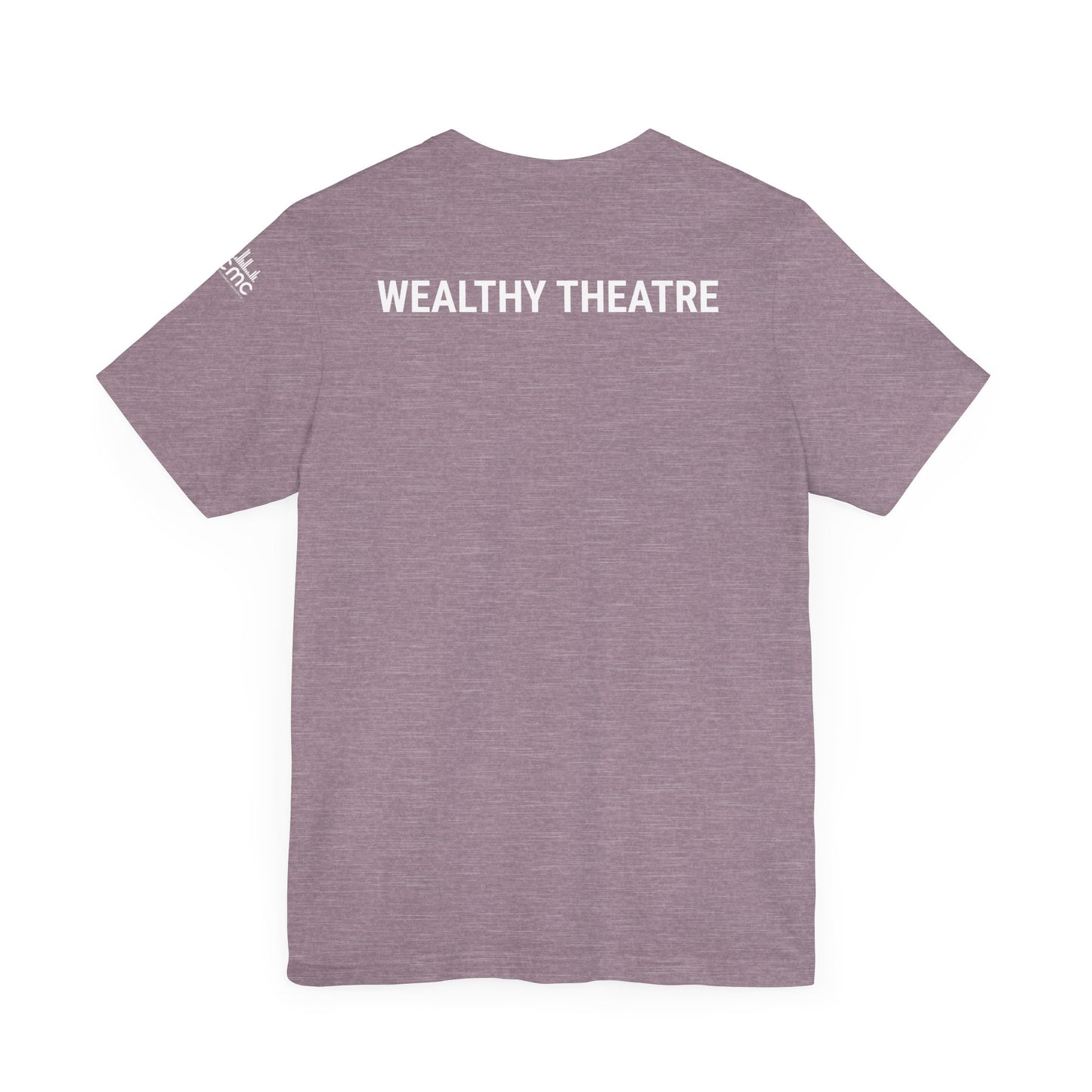 Wealthy Theatre Unisex Jersey Short Sleeve T-Shirt (Larger Logo)