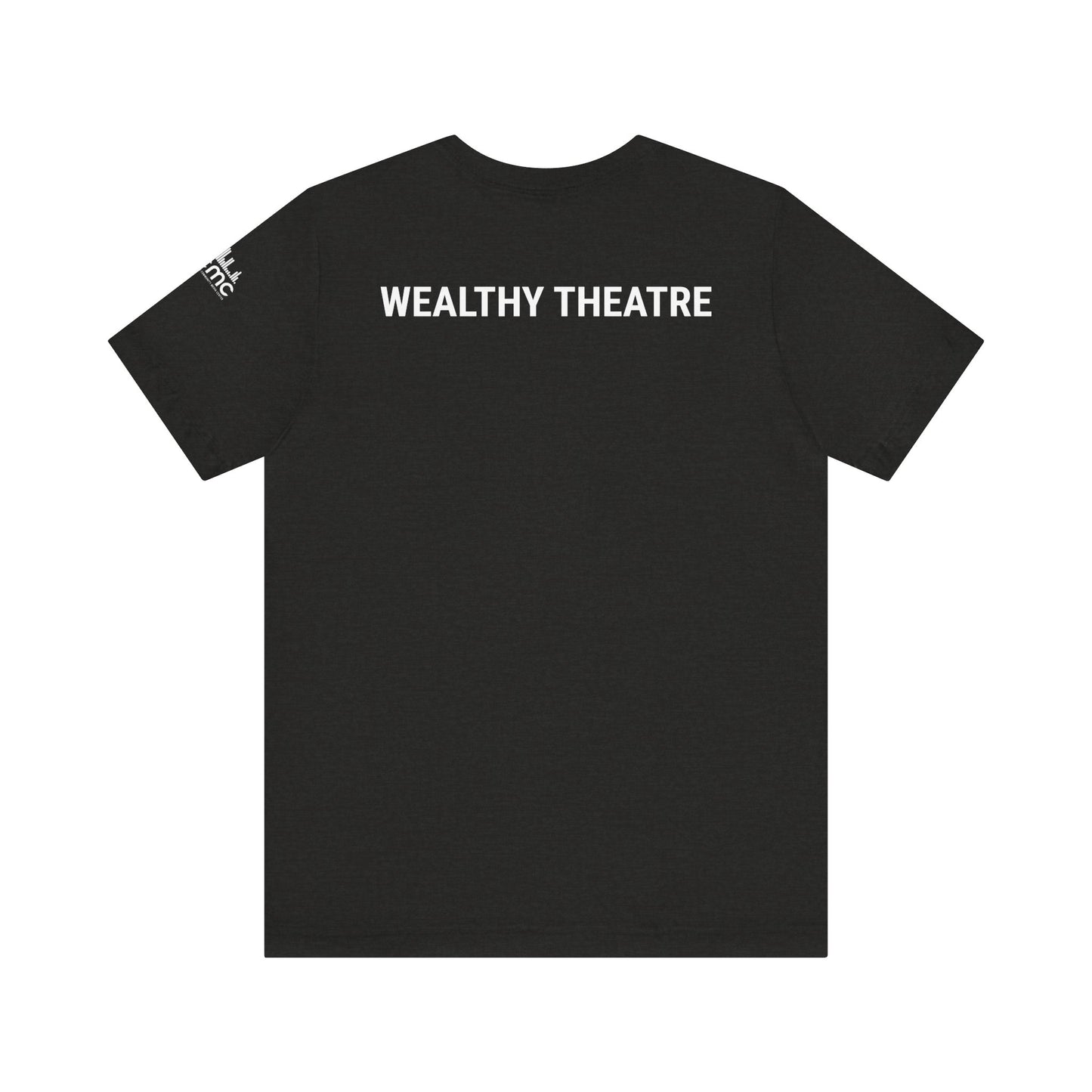 Wealthy Theatre Unisex Jersey Short Sleeve T-Shirt (Larger Logo)