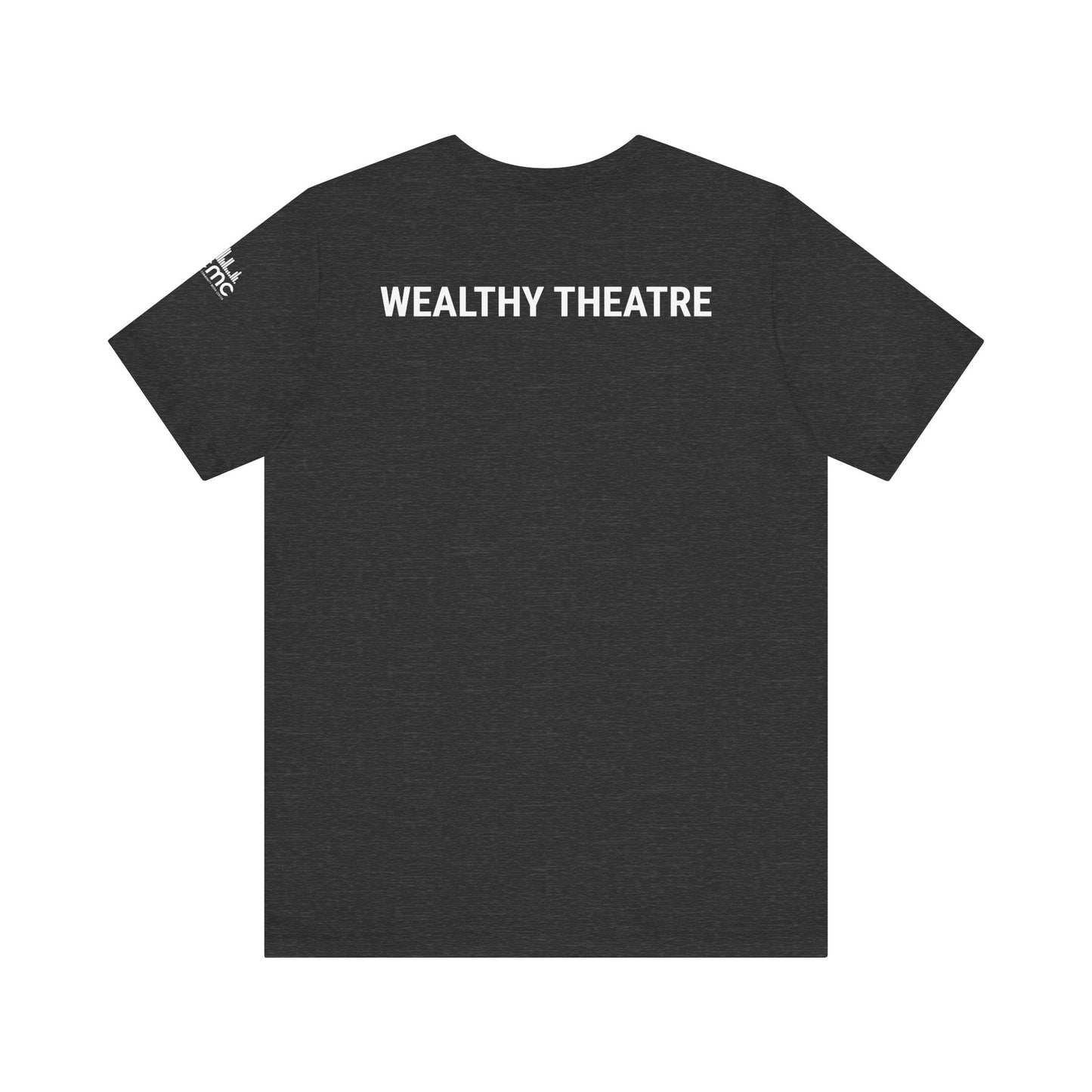 Wealthy Theatre Unisex Jersey Short Sleeve T-Shirt (Larger Logo)