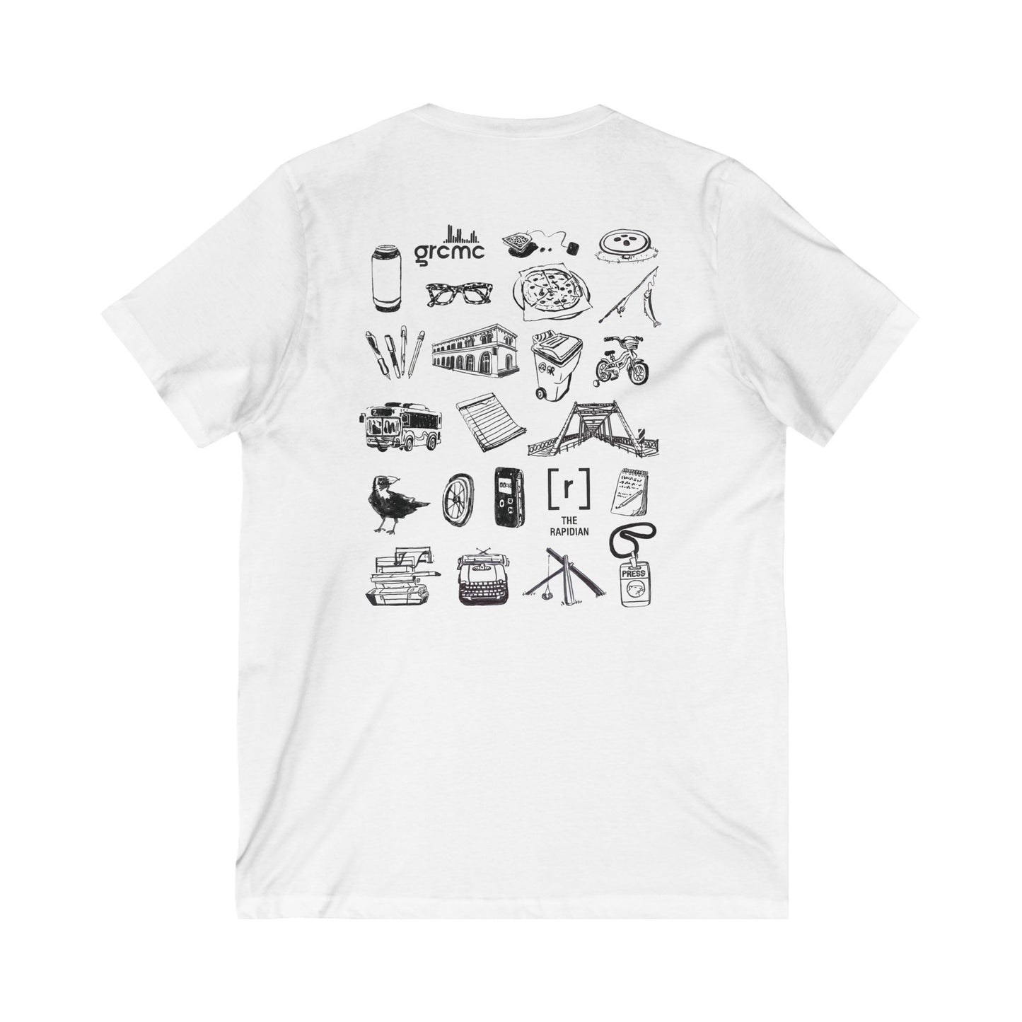 The Rapidian GR Flash V-Neck Tee