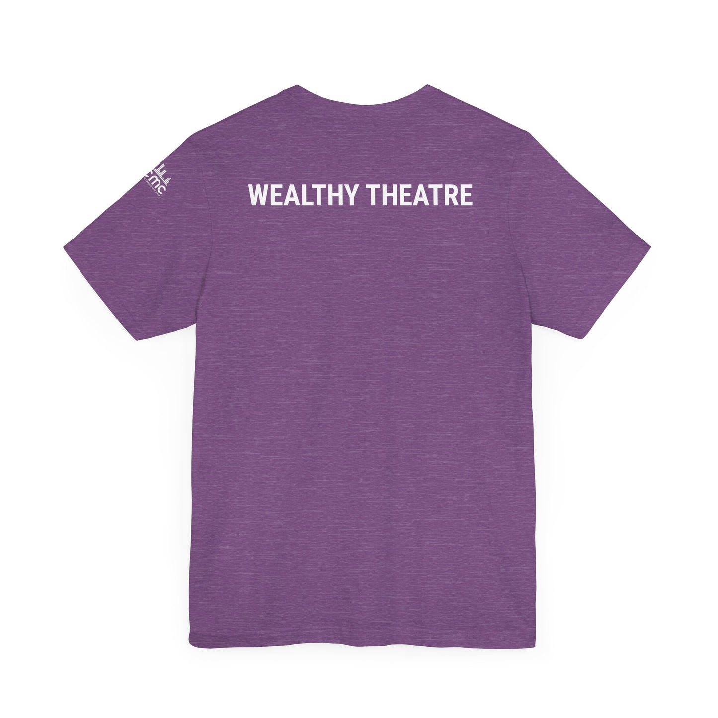 Wealthy Theatre Unisex Jersey Short Sleeve T-Shirt (Larger Logo)
