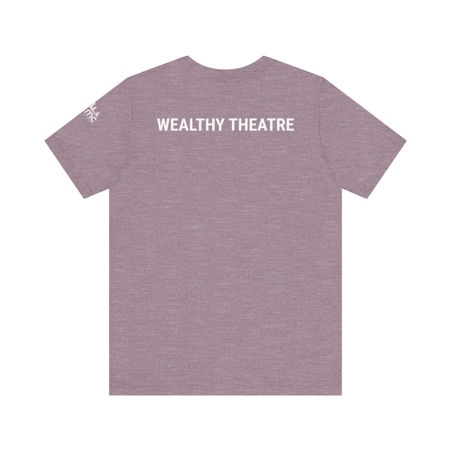 Wealthy Theatre Unisex Jersey Short Sleeve T-Shirt (Larger Logo)