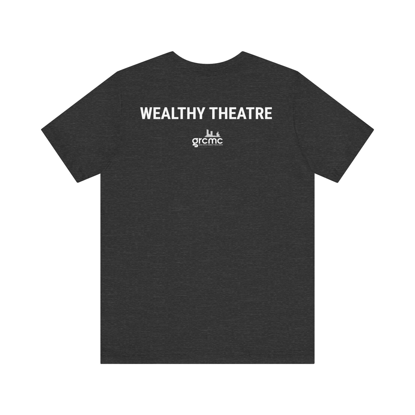 Wealthy Theatre Unisex Jersey Short Sleeve T-Shirt (Larger Logo)