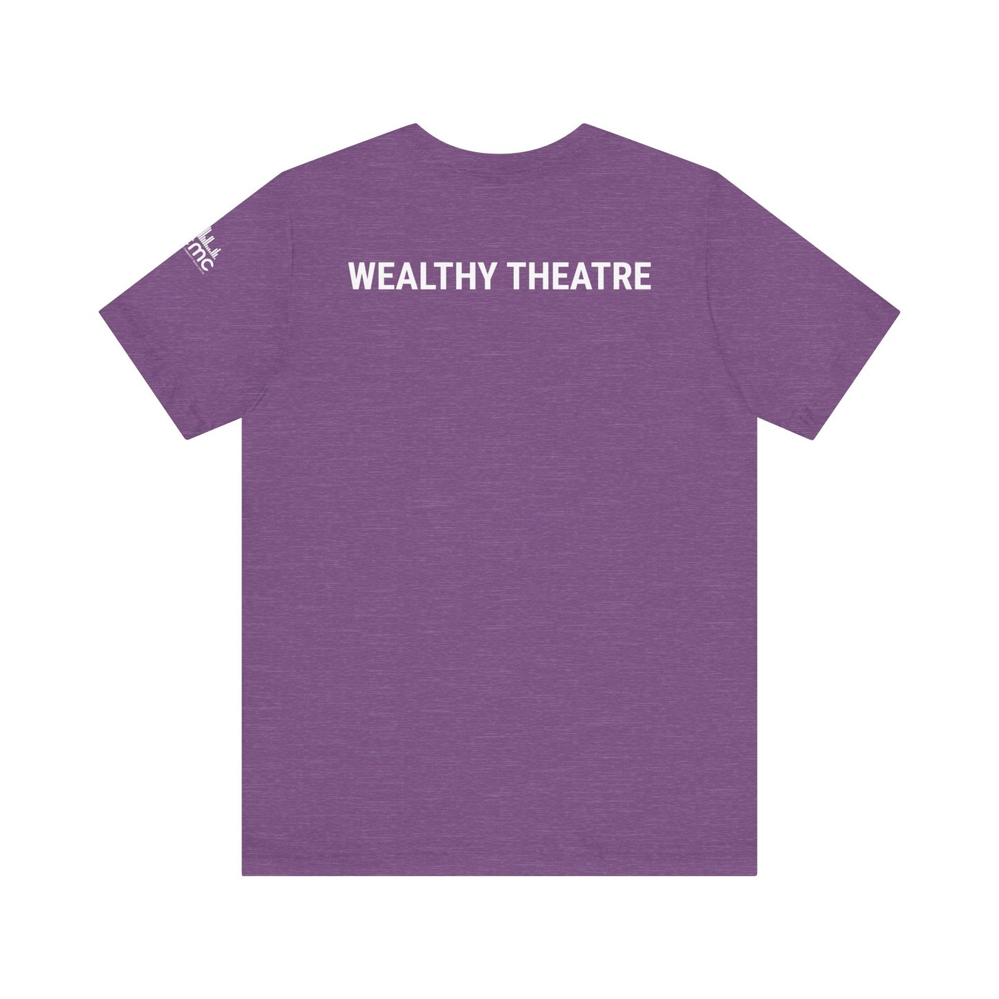 Wealthy Theatre Unisex Jersey Short Sleeve T-Shirt (Larger Logo)