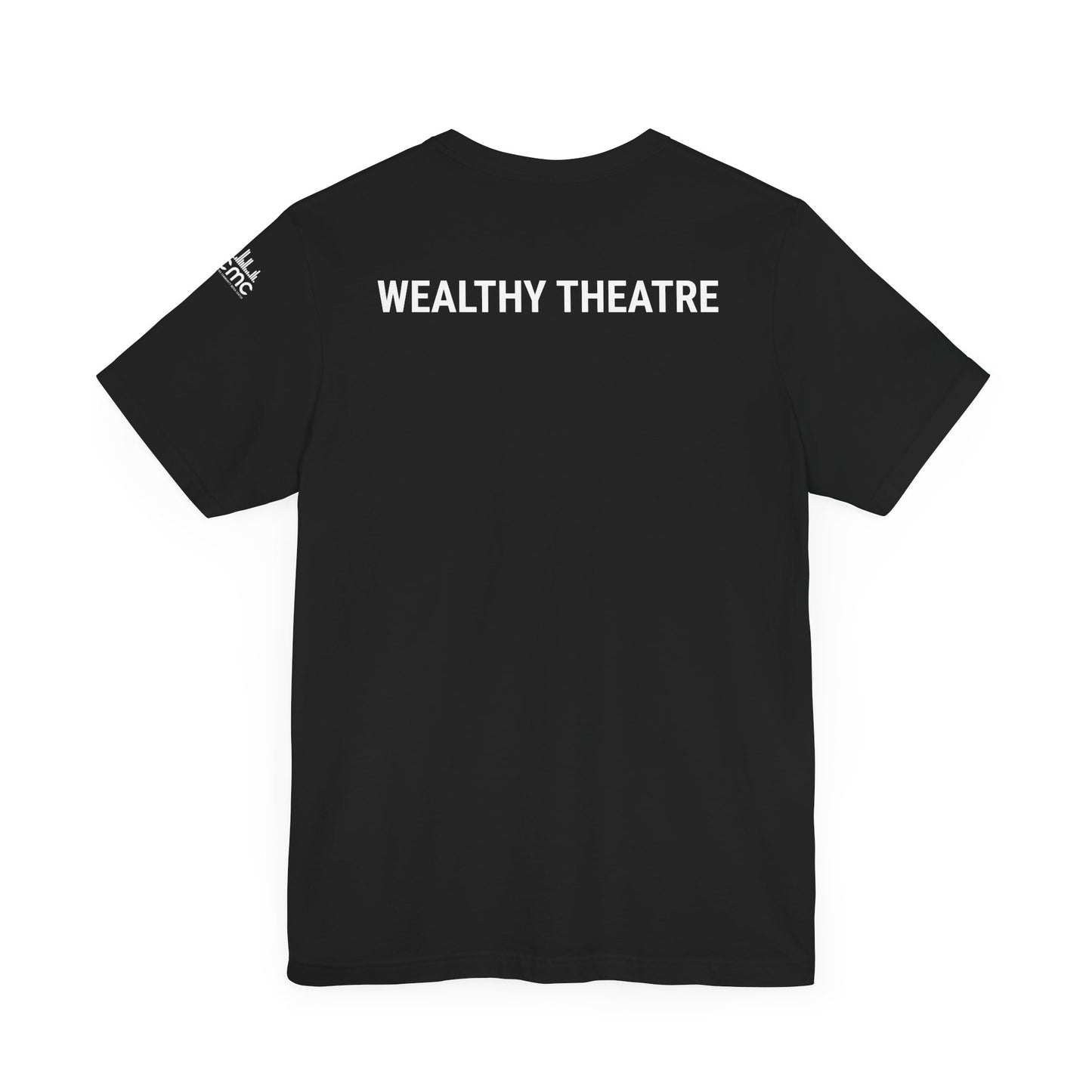Wealthy Theatre Unisex Jersey Short Sleeve T-Shirt (Larger Logo)