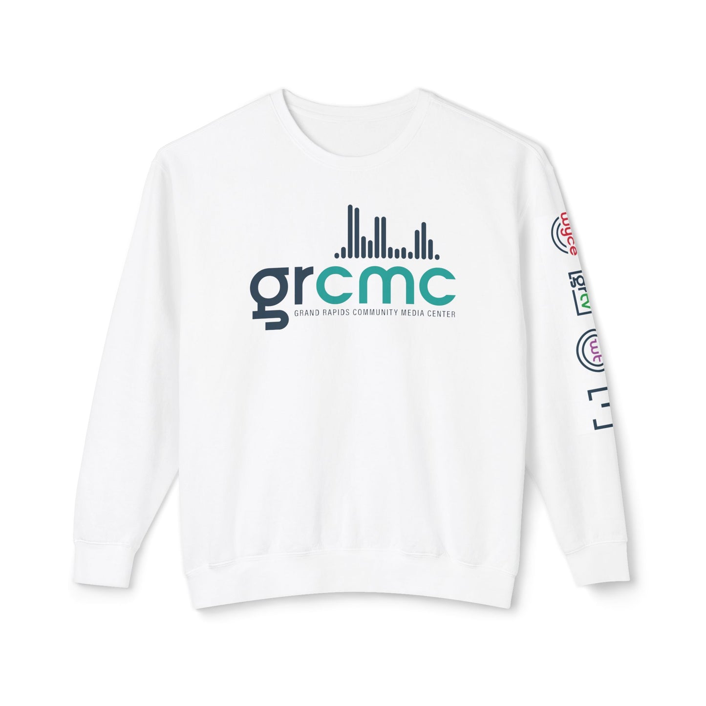 Unisex Lightweight Crewneck Sweatshirt - GRCMC Logo Design, Casual Comfort for Everyday Wear