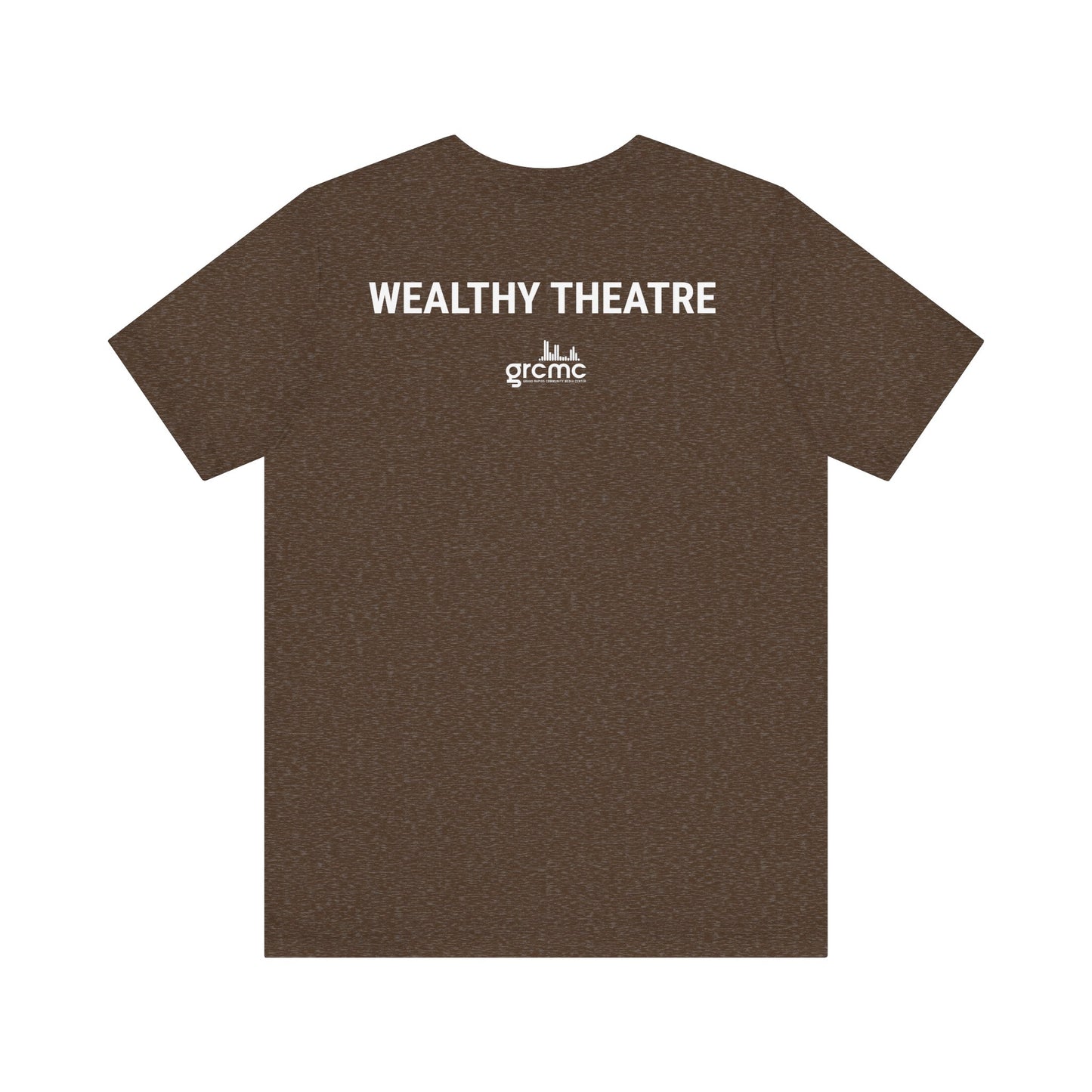 Wealthy Theatre Unisex Jersey Short Sleeve T-Shirt (Larger Logo)