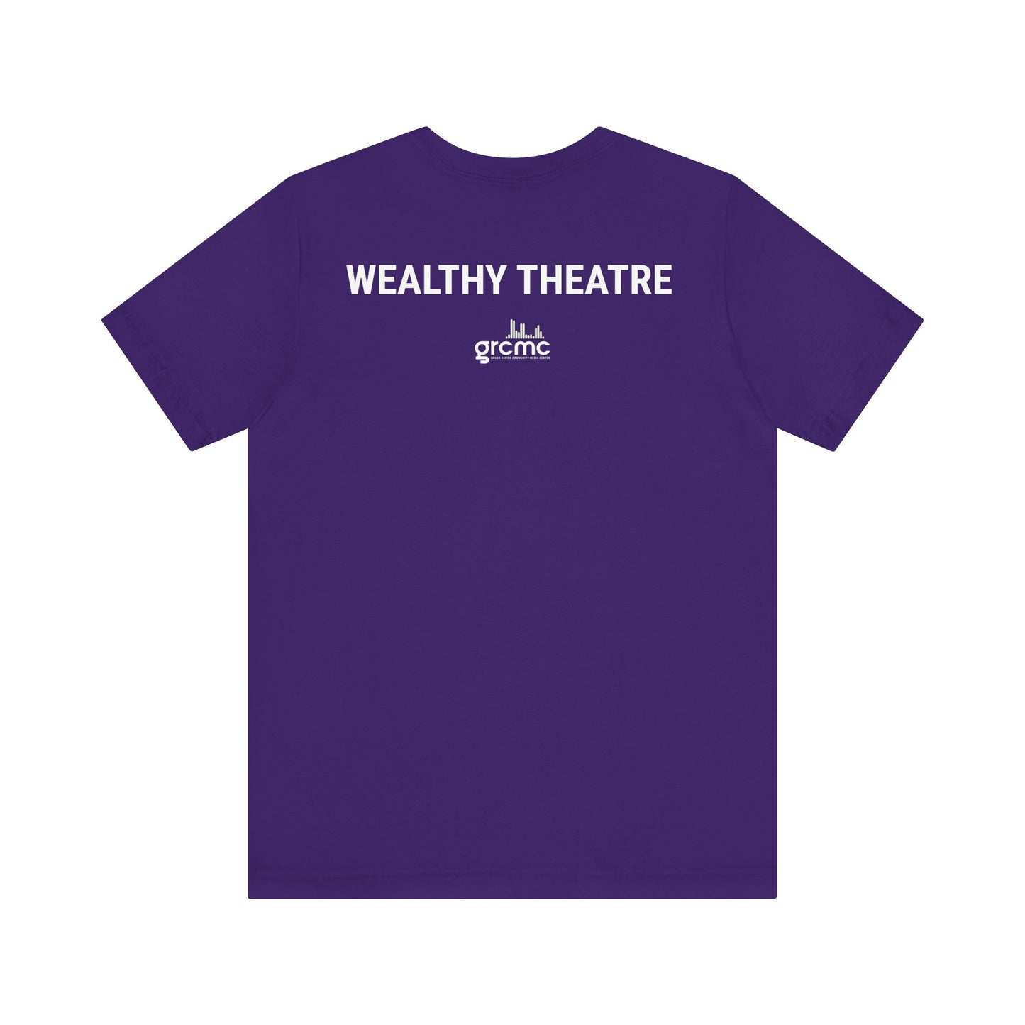 Wealthy Theatre Unisex Jersey Short Sleeve T-Shirt (Larger Logo)