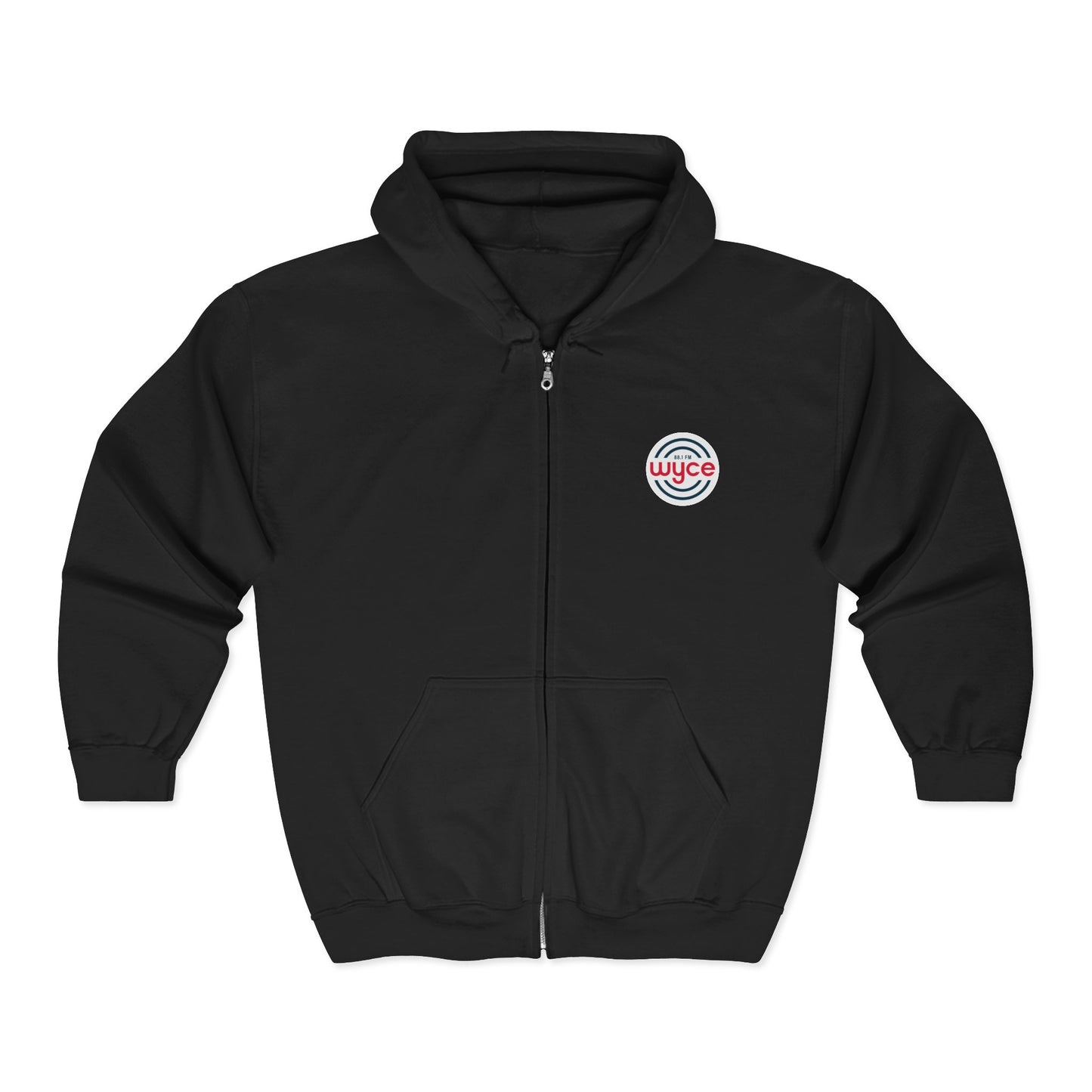 WYCE Unisex Heavy Blend™ Full Zip Hooded Sweatshirt