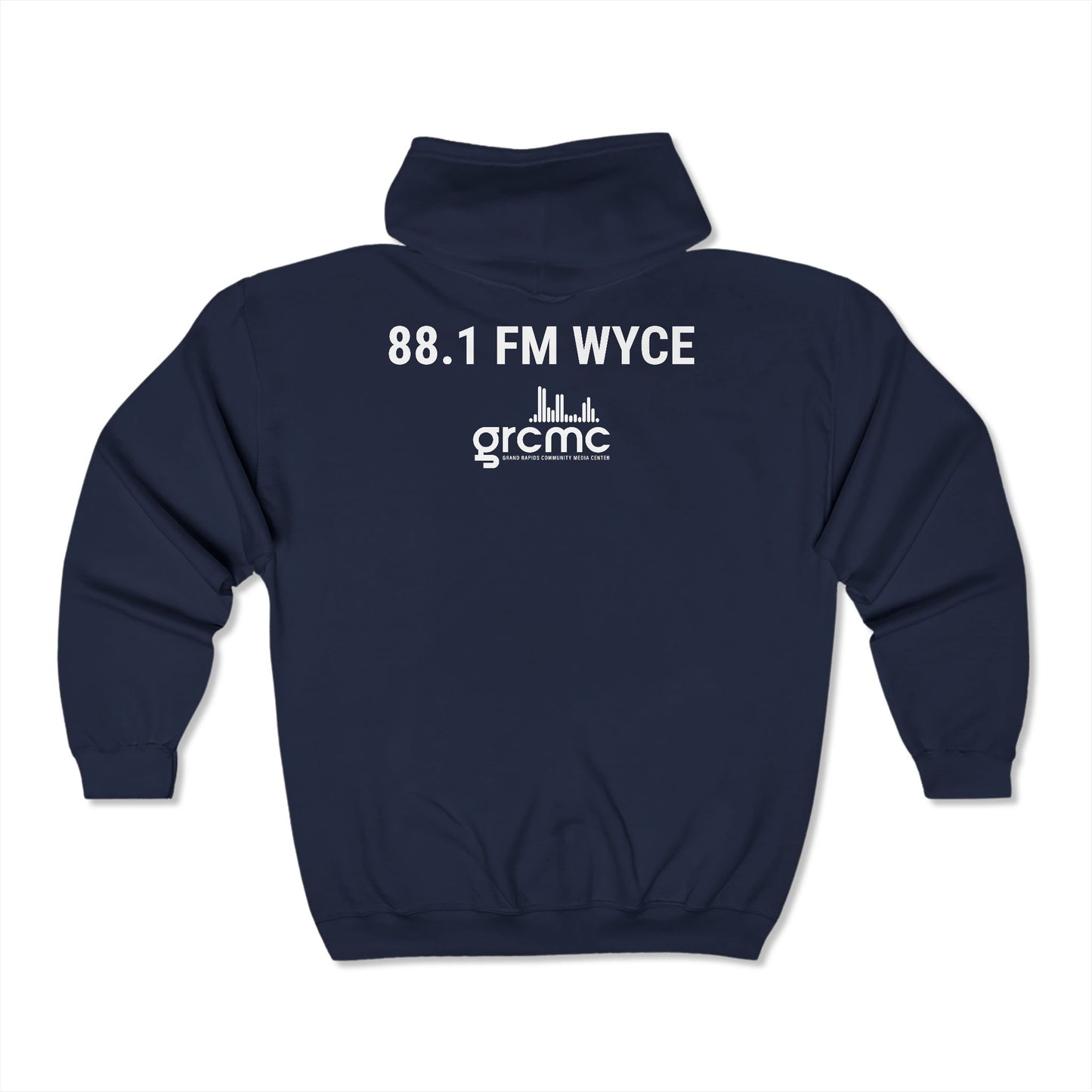 WYCE Unisex Heavy Blend™ Full Zip Hooded Sweatshirt