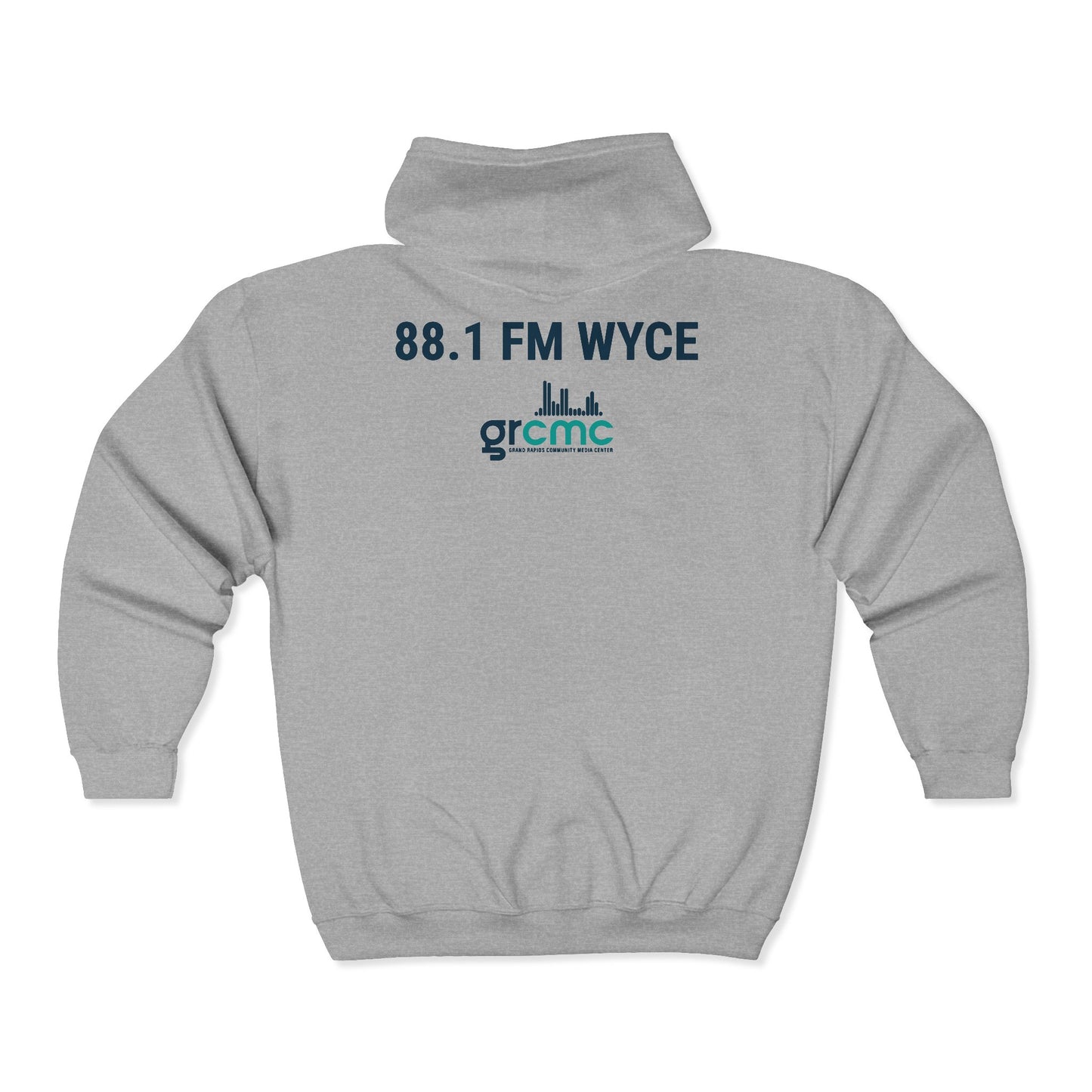 WYCE Unisex Heavy Blend™ Full Zip Hooded Sweatshirt
