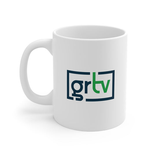 GRTV 11 oz. White Ceramic Mug