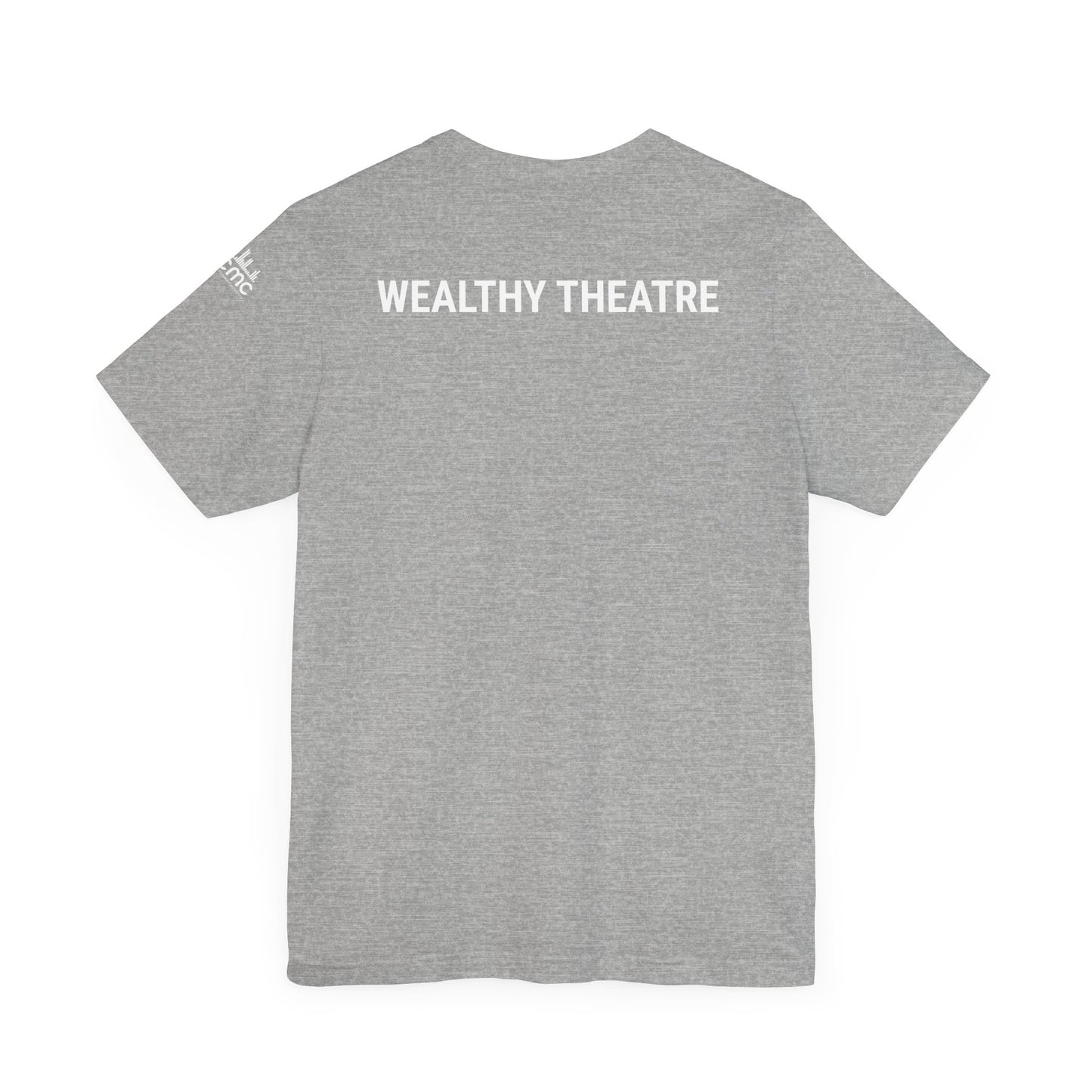 Wealthy Theatre Unisex Jersey Short Sleeve T-Shirt (Larger Logo)