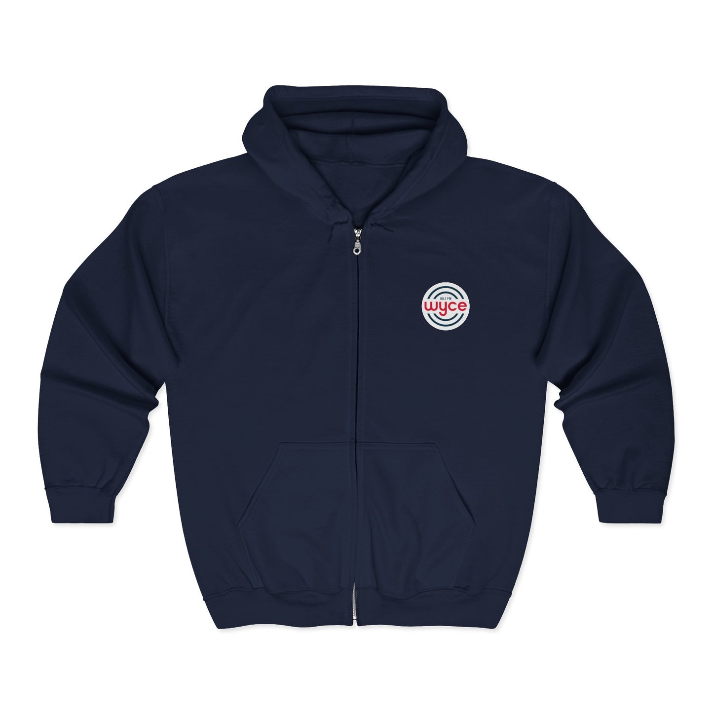 WYCE Unisex Heavy Blend™ Full Zip Hooded Sweatshirt