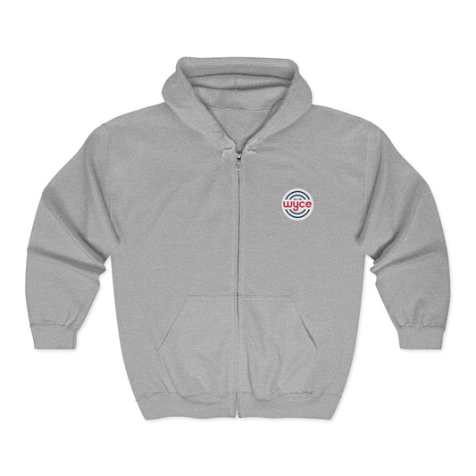 WYCE Unisex Heavy Blend™ Full Zip Hooded Sweatshirt