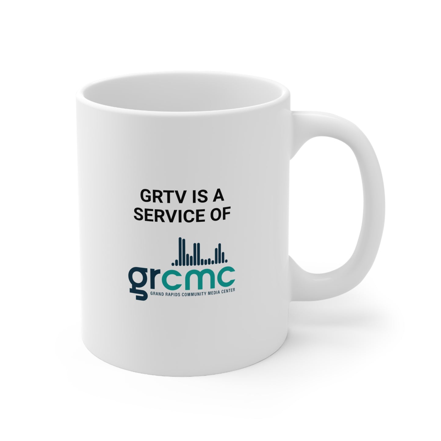 GRTV 11 oz. White Ceramic Mug