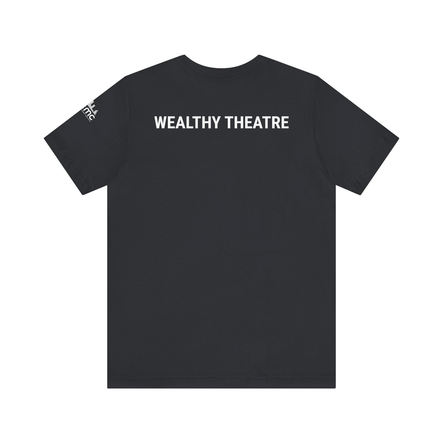 Wealthy Theatre Unisex Jersey Short Sleeve T-Shirt (Larger Logo)