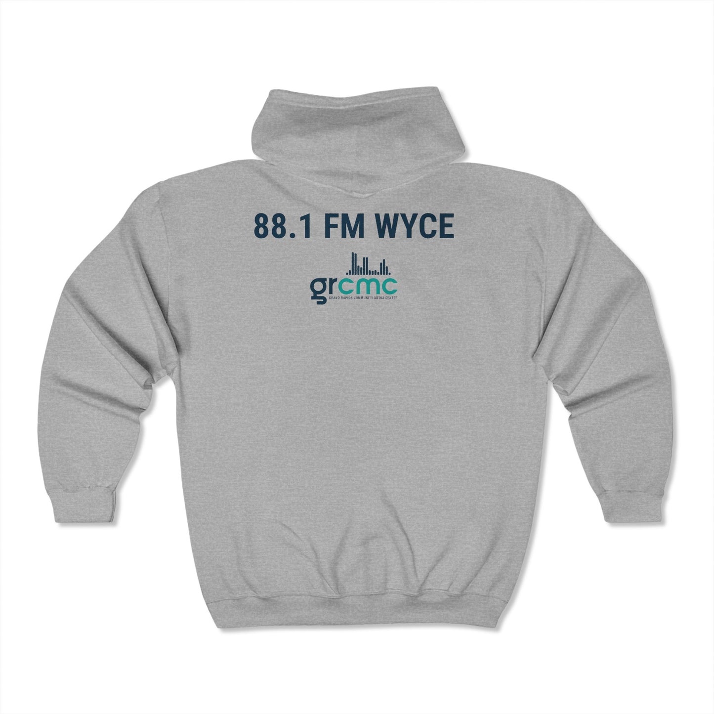 WYCE Unisex Heavy Blend™ Full Zip Hooded Sweatshirt